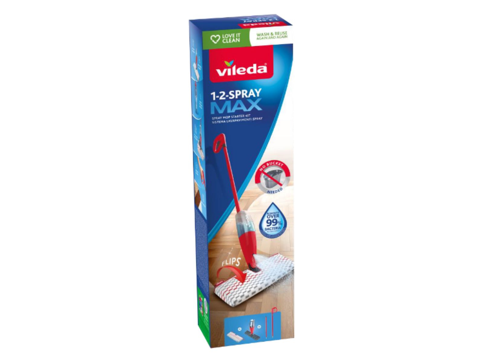 BOX Vileda Mop ze spryskiwaczem 1-2 Spray MAX 173502